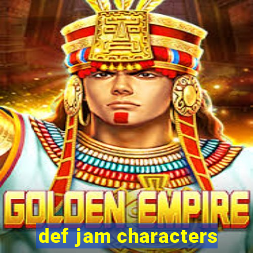 def jam characters